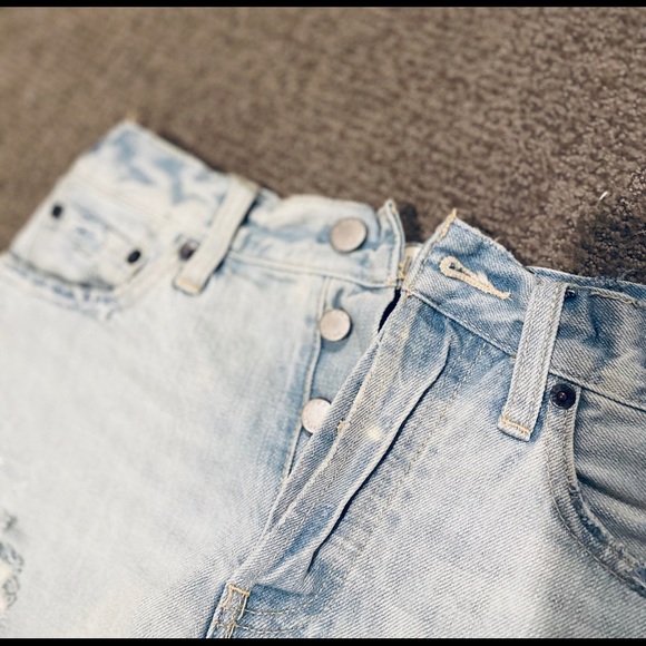 Free people mid rise jean shorts - Picture 3 of 9